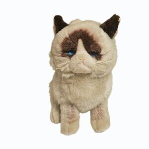 Retired Grumpy Cat Plush Stuffed Animal GUND  Blue Eyes 10" Celebrity Kitty